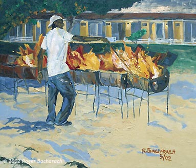 Anegada Kitchen by Roger Bacharach